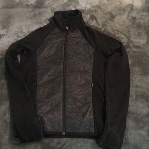 Athleta black zip up running jacket